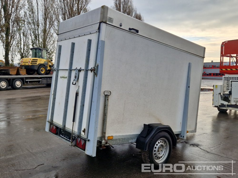 Humbauer Single Axle Box Trailer, Ramp - Rimorchio per auto: foto 4 Humbauer Single Axle Box Trailer, Ramp - Rimorchio per auto: foto 4