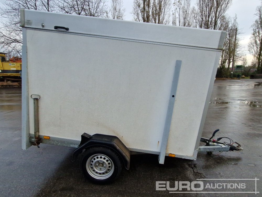 Humbauer Single Axle Box Trailer, Ramp - Rimorchio per auto: foto 5 Humbauer Single Axle Box Trailer, Ramp - Rimorchio per auto: foto 5