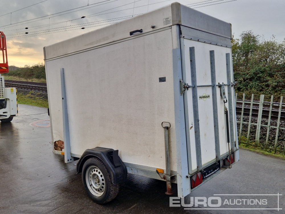 Humbauer Single Axle Box Trailer, Ramp - Rimorchio per auto: foto 3 Humbauer Single Axle Box Trailer, Ramp - Rimorchio per auto: foto 3