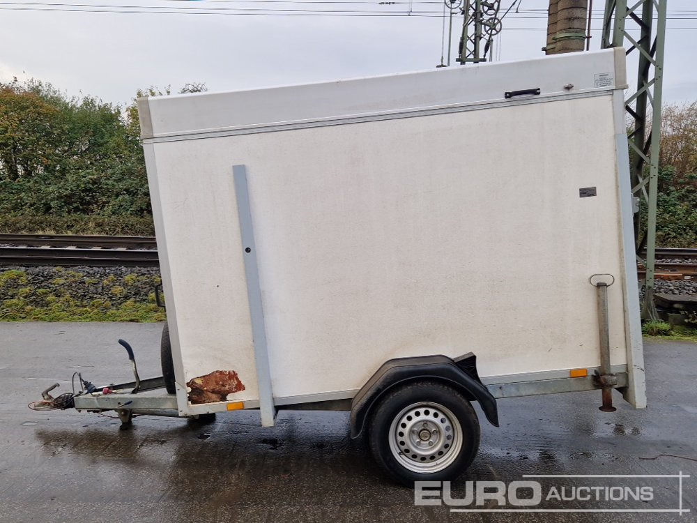Humbauer Single Axle Box Trailer, Ramp - Rimorchio per auto: foto 2 Humbauer Single Axle Box Trailer, Ramp - Rimorchio per auto: foto 2