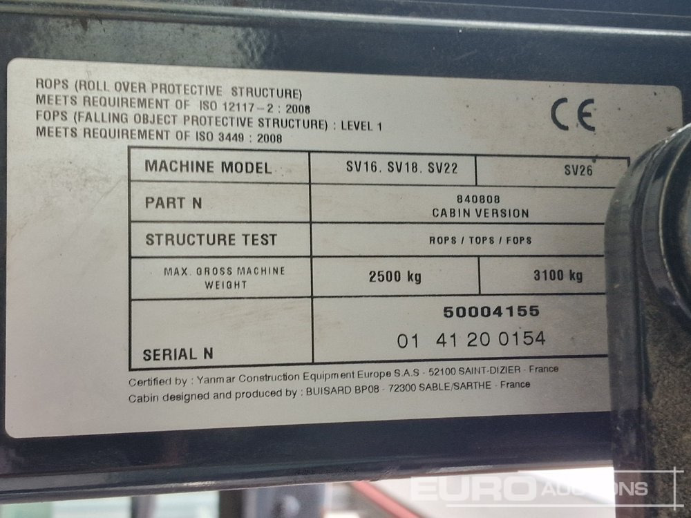 Ricambi per Escavatore Cabin to suit Excavator: foto 9