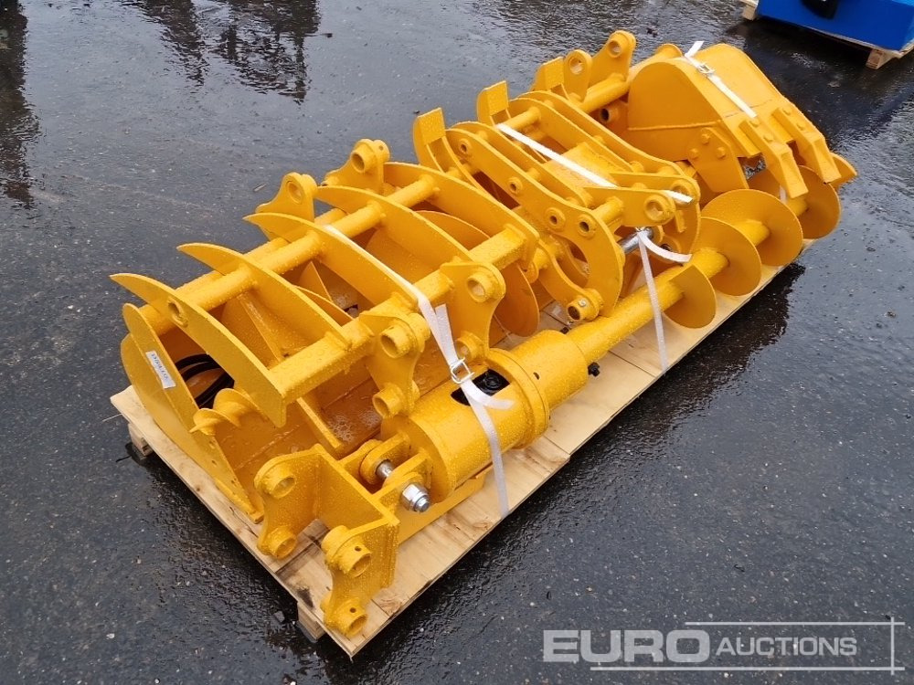 Unused 2025 GIYI QTY (8) CAT 301 Excavator Attachment, Rake, Ripper, Grabber, 12” Auger, 16” Auger, 8” Digging Bucket, 24”, 32” Ditching Bucket - Benna: foto 4 Unused 2025 GIYI QTY (8) CAT 301 Excavator Attachment, Rake, Ripper, Grabber, 12” Auger, 16” Auger, 8” Digging Bucket, 24”, 32” Ditching Bucket - Benna: foto 4