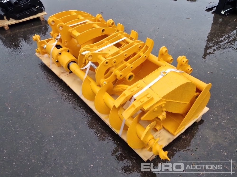 Unused 2025 GIYI QTY (8) CAT 301 Excavator Attachment, Rake, Ripper, Grabber, 12” Auger, 16” Auger, 8” Digging Bucket, 24”, 32” Ditching Bucket - Benna: foto 5 Unused 2025 GIYI QTY (8) CAT 301 Excavator Attachment, Rake, Ripper, Grabber, 12” Auger, 16” Auger, 8” Digging Bucket, 24”, 32” Ditching Bucket - Benna: foto 5