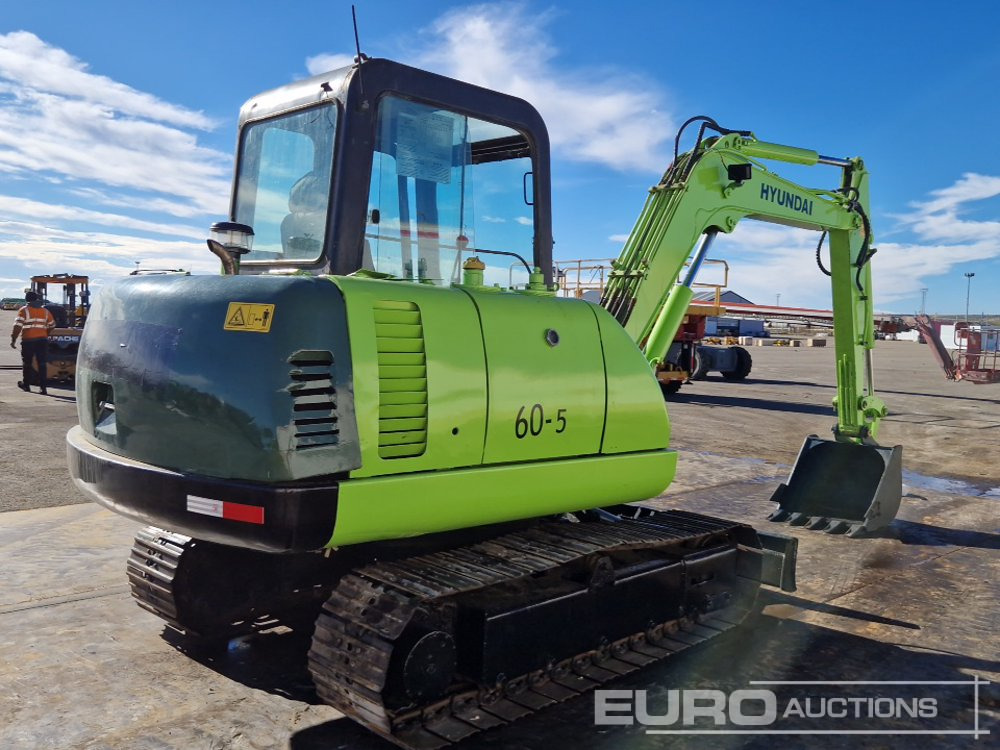 Hyundai ROBEX60-5 - Miniescavatore: foto 5 Hyundai ROBEX60-5 - Miniescavatore: foto 5