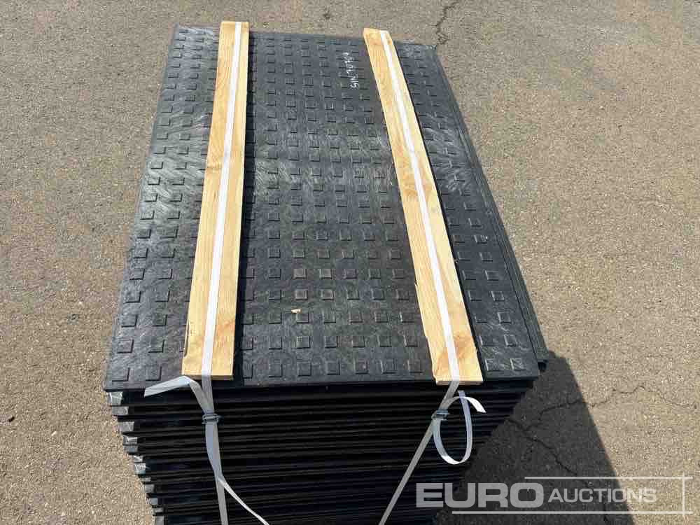 Attrezzatura da costruzione Pallet of Plastic Connectable Road Plates, 1200x800x28mm, 22kg per Plate (35 of): foto 7