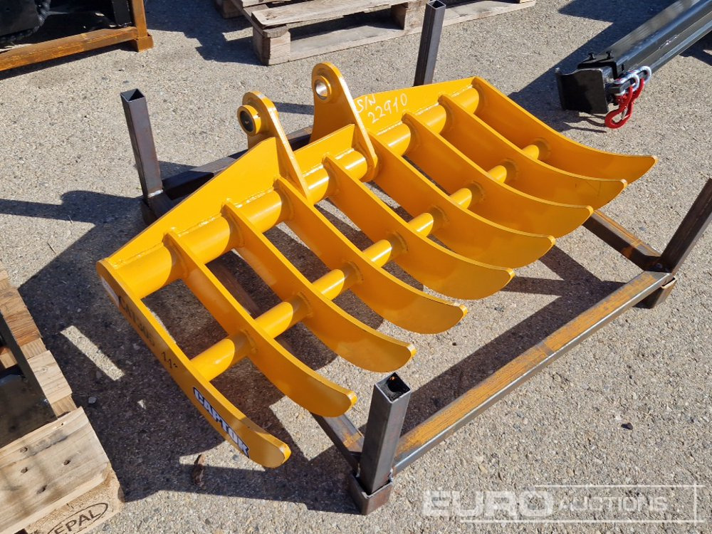 Unused 2025 Captok 44" Dense-Teeth Rake to suit CAT 3-5 Ton Excavator / Rastrillo para Excavadora CAT 3-5 Toneladas - Benna: foto 3 Unused 2025 Captok 44" Dense-Teeth Rake to suit CAT 3-5 Ton Excavator / Rastrillo para Excavadora CAT 3-5 Toneladas - Benna: foto 3