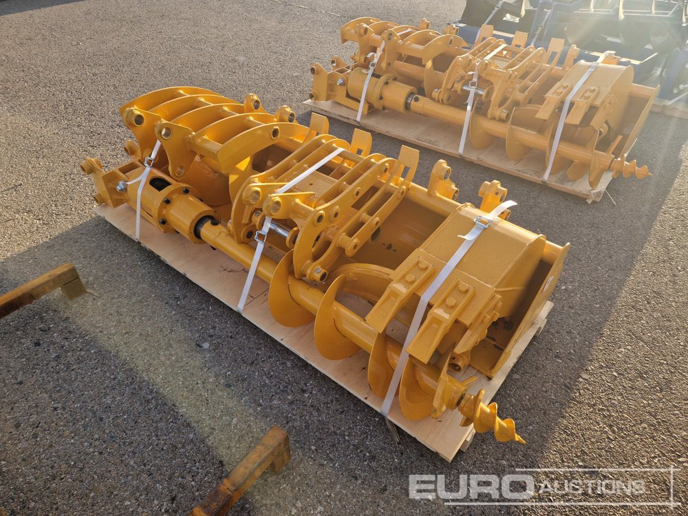 Unused 2025 Captok Qty (8 of) Rake, Ripper, Graber, 12" Auger, 16" Auger, 8" Narrow Bucket, 24" Bucket, 32" Bucket to suit CAT 301 Excavator - Benna: foto 3 Unused 2025 Captok Qty (8 of) Rake, Ripper, Graber, 12" Auger, 16" Auger, 8" Narrow Bucket, 24" Bucket, 32" Bucket to suit CAT 301 Excavator - Benna: foto 3