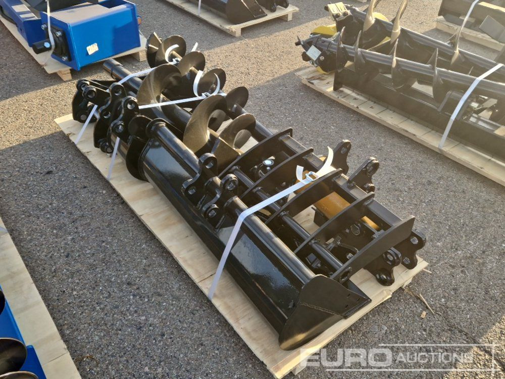 Unused 2025 Captok Qty (8 of) Rake, Ripper, Graber, 12" Auger, 16" Auger, 8" Narrow Bucket, 24" Bucket, 32" Bucket to suit Excavator - Benna: foto 3 Unused 2025 Captok Qty (8 of) Rake, Ripper, Graber, 12" Auger, 16" Auger, 8" Narrow Bucket, 24" Bucket, 32" Bucket to suit Excavator - Benna: foto 3