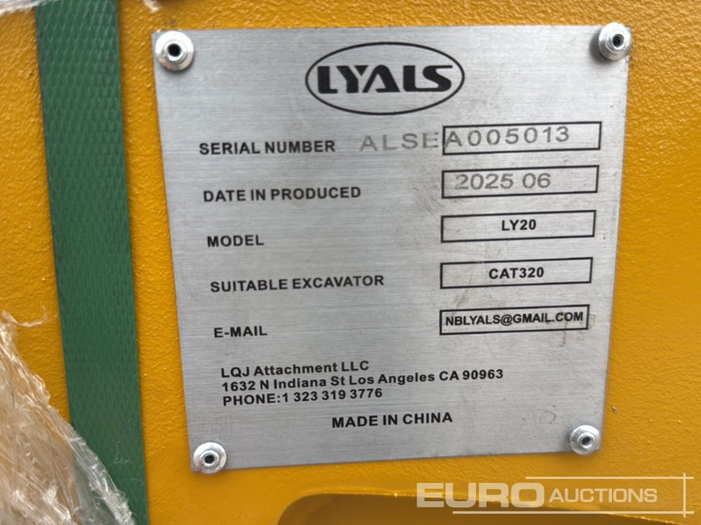 Unused 2025 Lyals LY20 - Attacco rapido: foto 5 Unused 2025 Lyals LY20 - Attacco rapido: foto 5