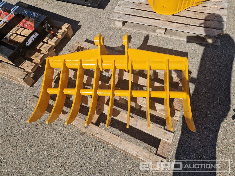 Unused Captok 44" Dense-Teeth Rake to suit CAT 3-5 Ton Excavator / Rastrillo para Excavadora CAT 3-5 Toneladas - Benna: foto 5 Unused Captok 44" Dense-Teeth Rake to suit CAT 3-5 Ton Excavator / Rastrillo para Excavadora CAT 3-5 Toneladas - Benna: foto 5