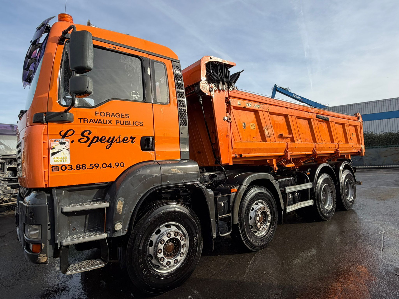 Camion benne arrière MAN avec benne Meiller BC-823-PC - Autocarro ribaltabile: foto 4 Camion benne arrière MAN avec benne Meiller BC-823-PC - Autocarro ribaltabile: foto 4