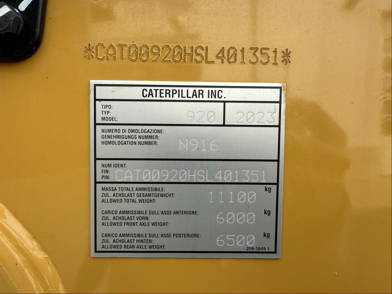 Caterpillar Radlader 920 Radlader - Pala gommata: foto 2 Caterpillar Radlader 920 Radlader - Pala gommata: foto 2