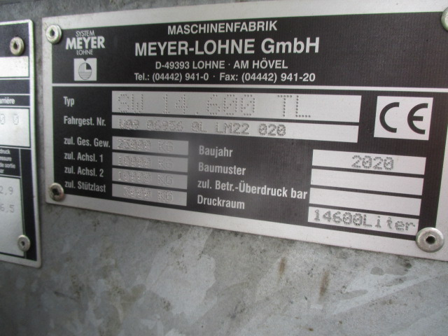 Meyer-Lohne Rekordia Pumptankwagen - Attrezzatura per spandimento: foto 3 Meyer-Lohne Rekordia Pumptankwagen - Attrezzatura per spandimento: foto 3
