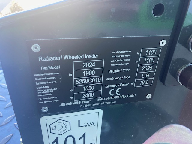 Schäffer Hoflader Typ 2024 - Pala gommata: foto 2 Schäffer Hoflader Typ 2024 - Pala gommata: foto 2
