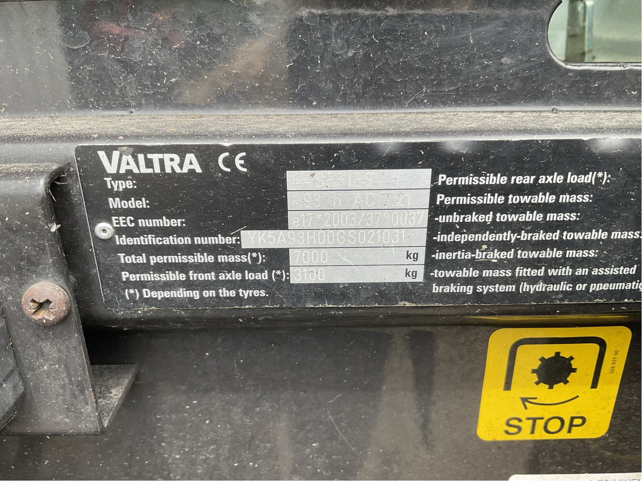 Valtra A 93 - Trattore: foto 2 Valtra A 93 - Trattore: foto 2