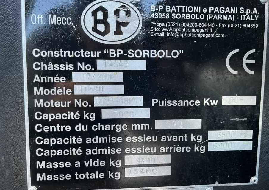 B-P Battioni e Pagani HT5KU - Carrello elevatore laterale: foto 4 B-P Battioni e Pagani HT5KU - Carrello elevatore laterale: foto 4