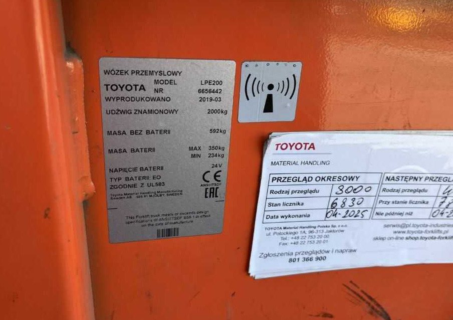 BT LPE200 - Transpallet: foto 4 BT LPE200 - Transpallet: foto 4
