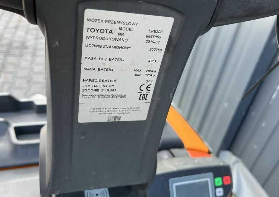 BT LPE200 - Transpallet: foto 4 BT LPE200 - Transpallet: foto 4