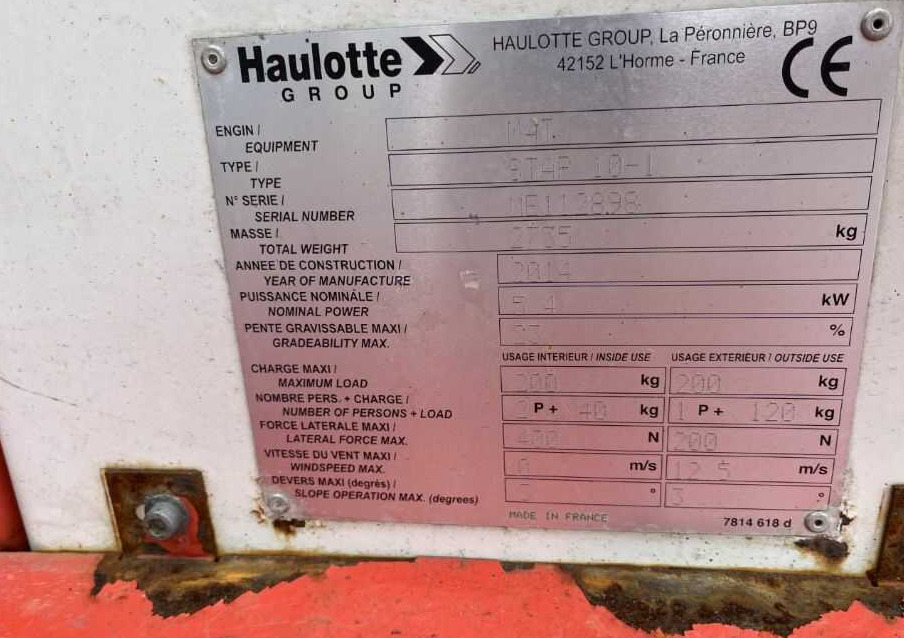 Haulotte STAR 10-1 - Elevatore verticale: foto 4 Haulotte STAR 10-1 - Elevatore verticale: foto 4