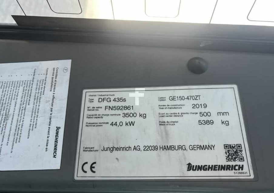 Jungheinrich DFG435s - Carrello elevatore diesel: foto 4 Jungheinrich DFG435s - Carrello elevatore diesel: foto 4