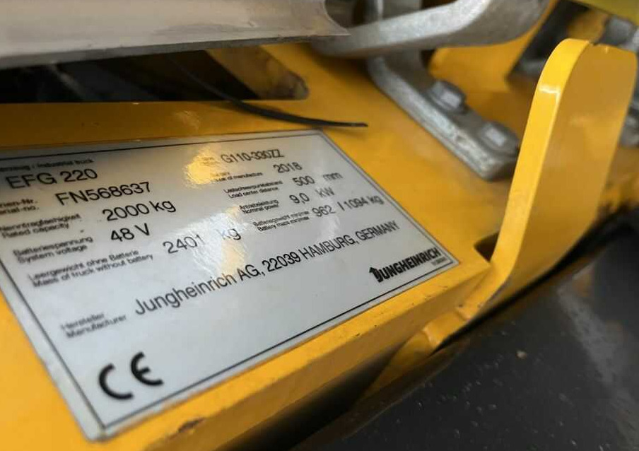 Jungheinrich EFG220 - Carrello elevatore elettrico: foto 4 Jungheinrich EFG220 - Carrello elevatore elettrico: foto 4