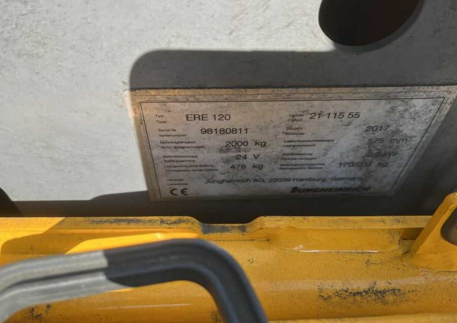 Jungheinrich ERE120 - Transpallet: foto 4 Jungheinrich ERE120 - Transpallet: foto 4