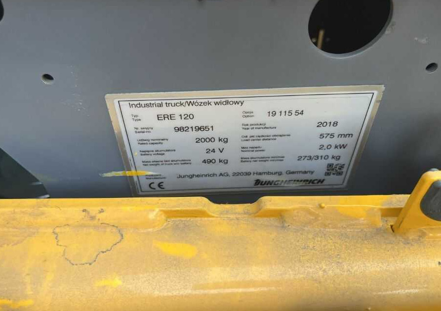Jungheinrich ERE120 - Transpallet: foto 4 Jungheinrich ERE120 - Transpallet: foto 4