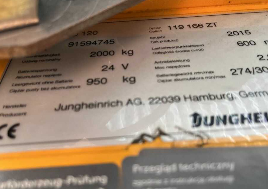 Stoccatore Jungheinrich ESD120: foto 8