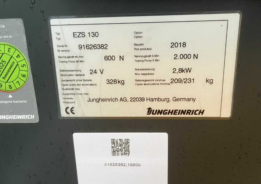 Jungheinrich EZS130 - Trattore elettrico: foto 4 Jungheinrich EZS130 - Trattore elettrico: foto 4