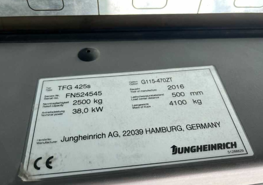 Jungheinrich TFG425s - Carrello elevatore a gas: foto 4 Jungheinrich TFG425s - Carrello elevatore a gas: foto 4