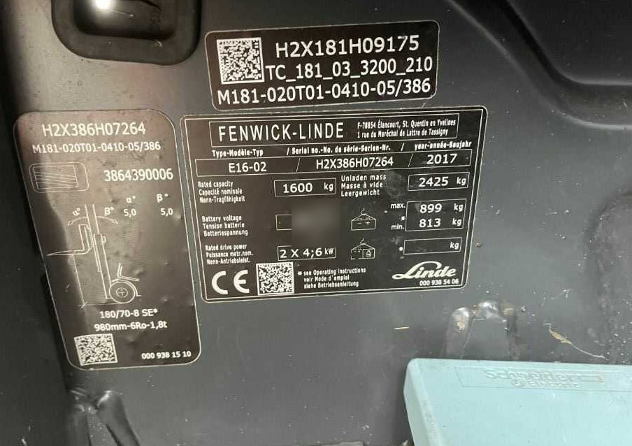 Linde E16-02 - Carrello elevatore elettrico: foto 4 Linde E16-02 - Carrello elevatore elettrico: foto 4