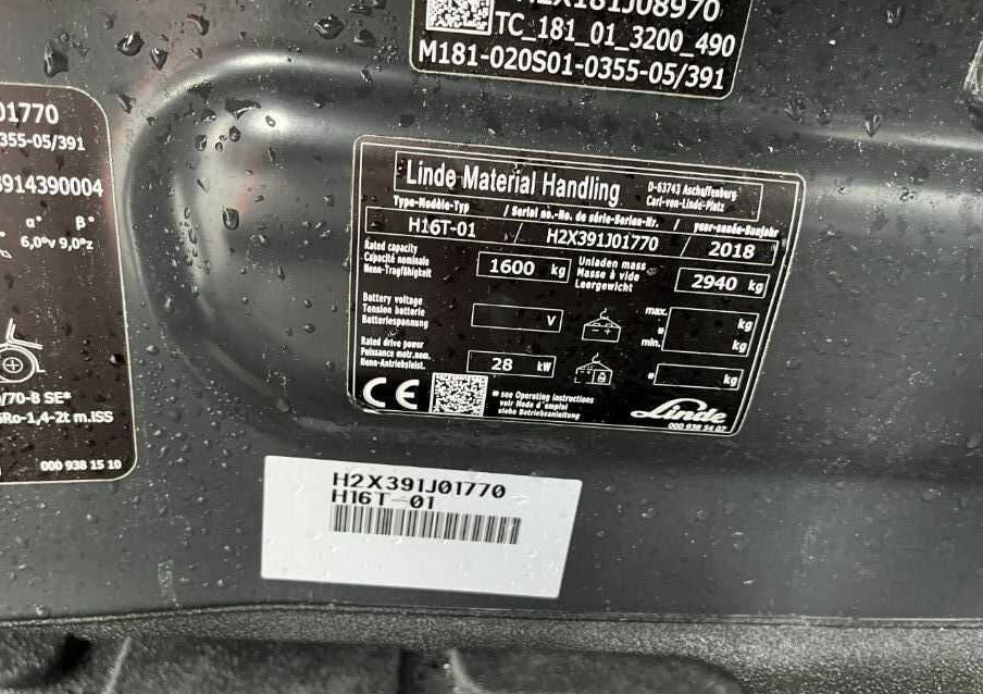 Linde H16T-01 - Carrello elevatore a gas: foto 4 Linde H16T-01 - Carrello elevatore a gas: foto 4