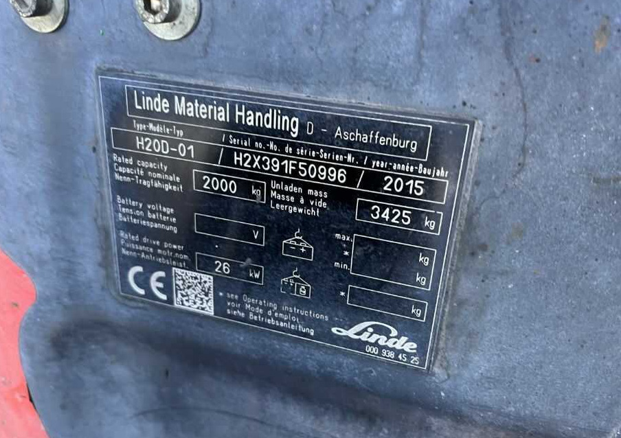 Linde H20D-01 - Carrello elevatore diesel: foto 4 Linde H20D-01 - Carrello elevatore diesel: foto 4
