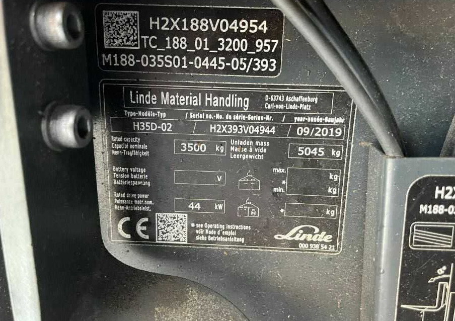 Linde H35D-02 - Carrello elevatore diesel: foto 4 Linde H35D-02 - Carrello elevatore diesel: foto 4