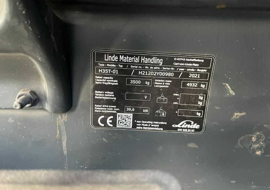 Linde H35T-01 - Carrello elevatore a gas: foto 4 Linde H35T-01 - Carrello elevatore a gas: foto 4