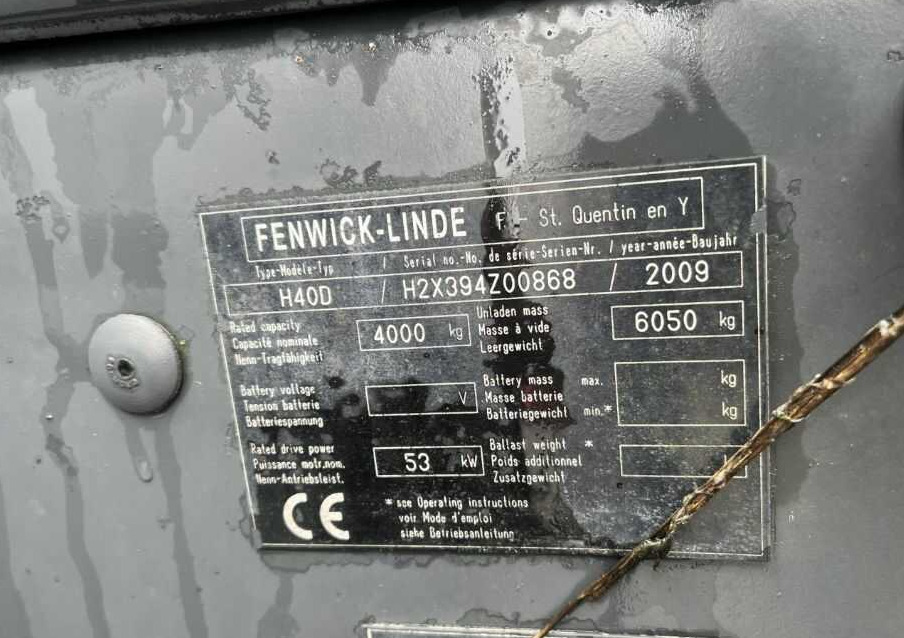 Linde H40D-01 - Carrello elevatore diesel: foto 4 Linde H40D-01 - Carrello elevatore diesel: foto 4