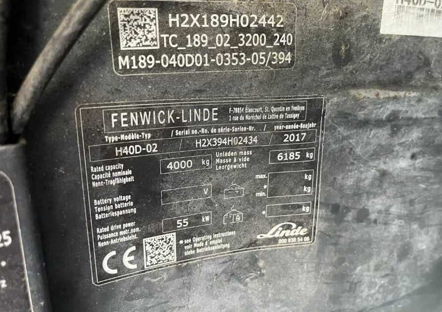 Linde H40D-02 - Carrello elevatore diesel: foto 4 Linde H40D-02 - Carrello elevatore diesel: foto 4