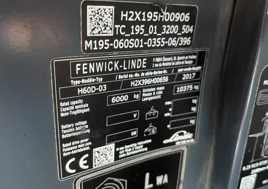 Linde H60D-03 - Carrello elevatore diesel: foto 4 Linde H60D-03 - Carrello elevatore diesel: foto 4