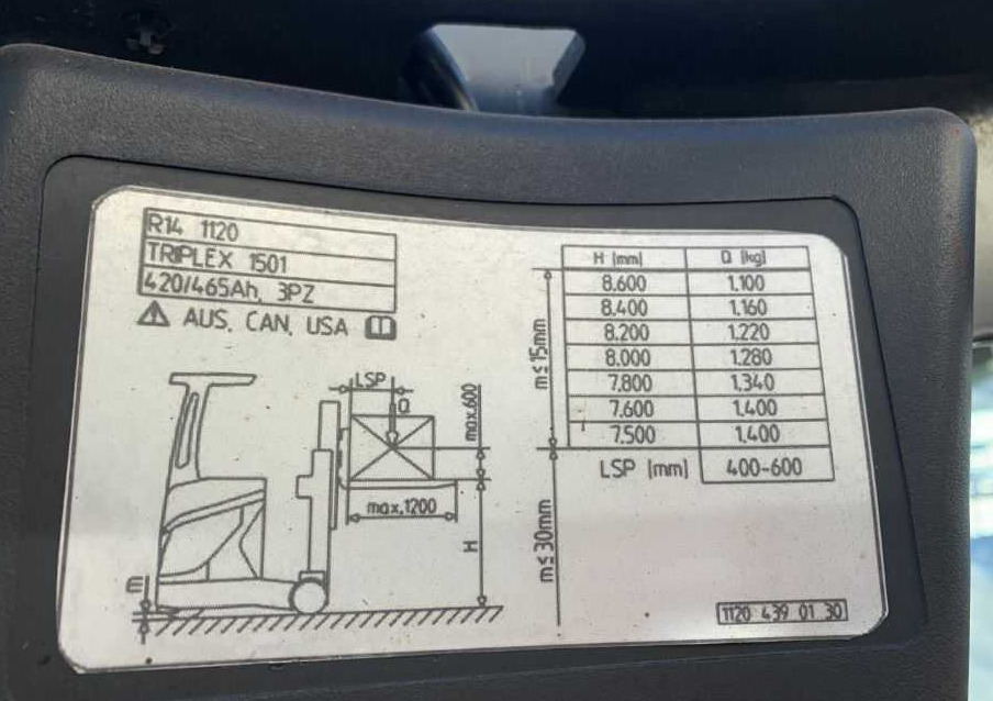 Linde R14-01 - Carrello retrattile: foto 3 Linde R14-01 - Carrello retrattile: foto 3