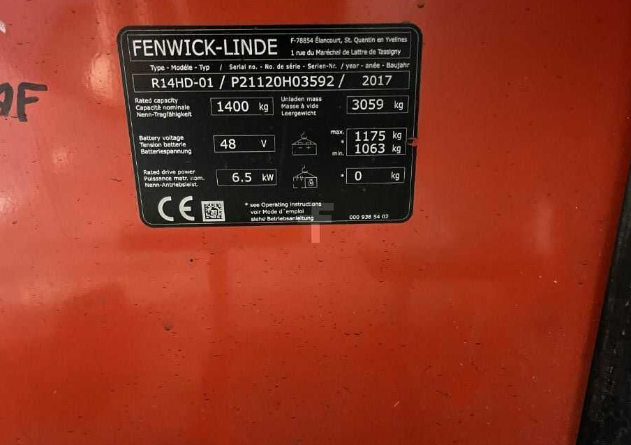 Linde R14HD-01 - Carrello retrattile: foto 4 Linde R14HD-01 - Carrello retrattile: foto 4