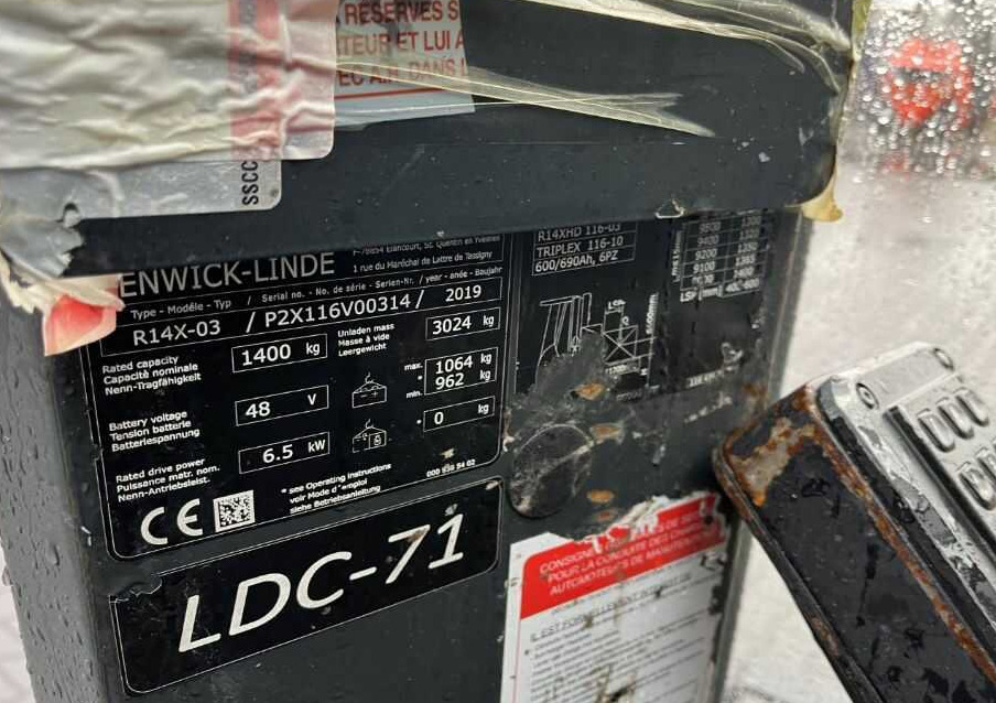 Linde R14X - Carrello retrattile: foto 4 Linde R14X - Carrello retrattile: foto 4