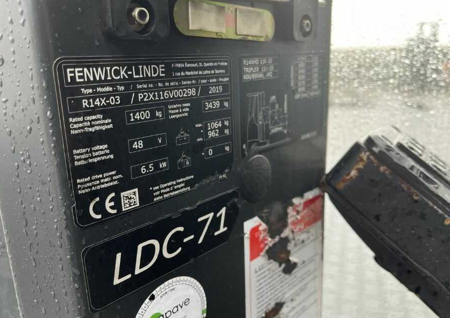 Linde R14X - Carrello retrattile: foto 4 Linde R14X - Carrello retrattile: foto 4