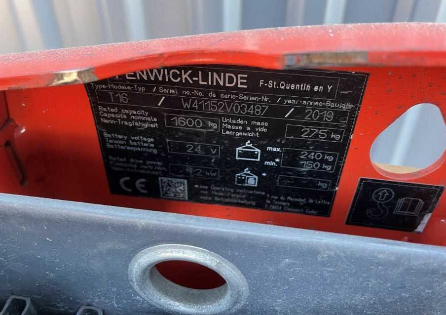 Linde SL16032 - Transpallet: foto 4 Linde SL16032 - Transpallet: foto 4