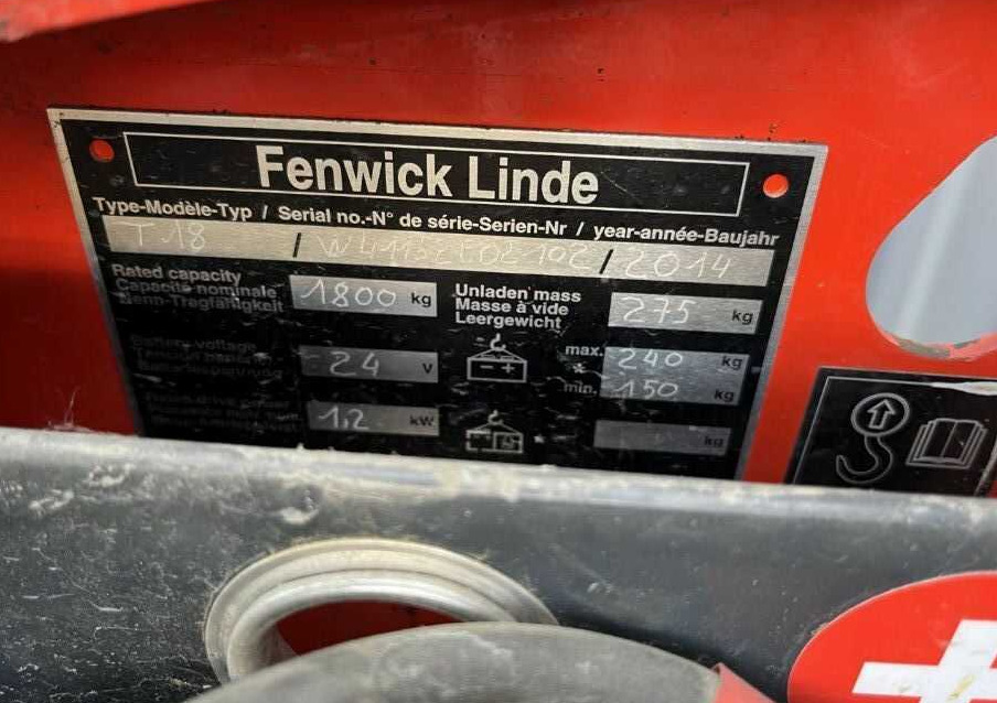 Linde T18 - Transpallet: foto 4 Linde T18 - Transpallet: foto 4