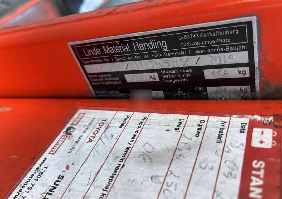 Linde T20P - Transpallet: foto 4 Linde T20P - Transpallet: foto 4