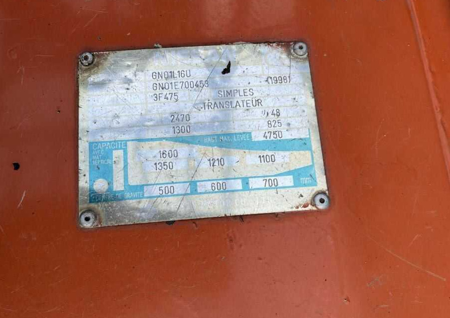 Nissan GN01L16U - Carrello elevatore elettrico: foto 4 Nissan GN01L16U - Carrello elevatore elettrico: foto 4