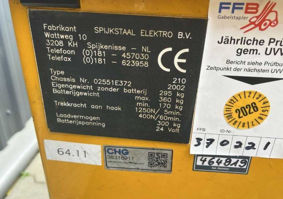 Spijkstaal 210 - Trattore elettrico: foto 4 Spijkstaal 210 - Trattore elettrico: foto 4