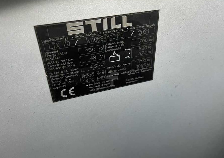 Still LTX70 - Trattore elettrico: foto 4 Still LTX70 - Trattore elettrico: foto 4