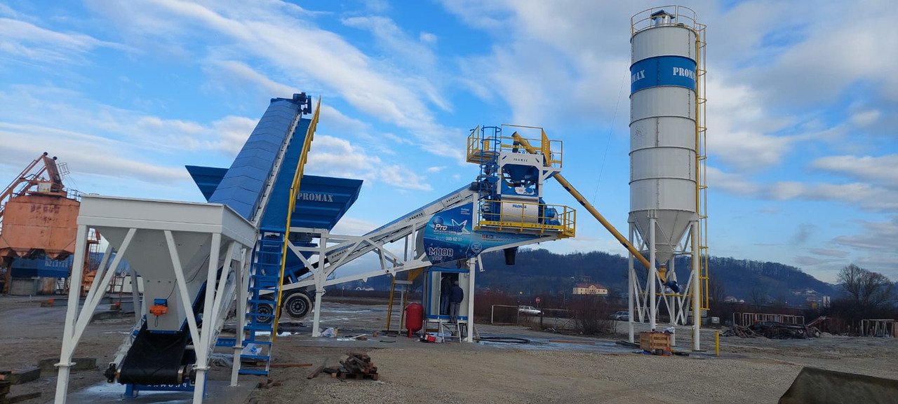 PROMAX MOBILE CONCRETE BATCHING PLANT M100-TWN (100m3/h) - Impianto di calcestruzzo: foto 2 PROMAX MOBILE CONCRETE BATCHING PLANT M100-TWN (100m3/h) - Impianto di calcestruzzo: foto 2