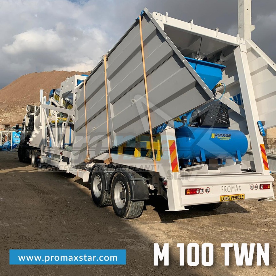 PROMAX MOBILE CONCRETE BATCHING PLANT M100-TWN (100m3/h) - Impianto di calcestruzzo: foto 4 PROMAX MOBILE CONCRETE BATCHING PLANT M100-TWN (100m3/h) - Impianto di calcestruzzo: foto 4